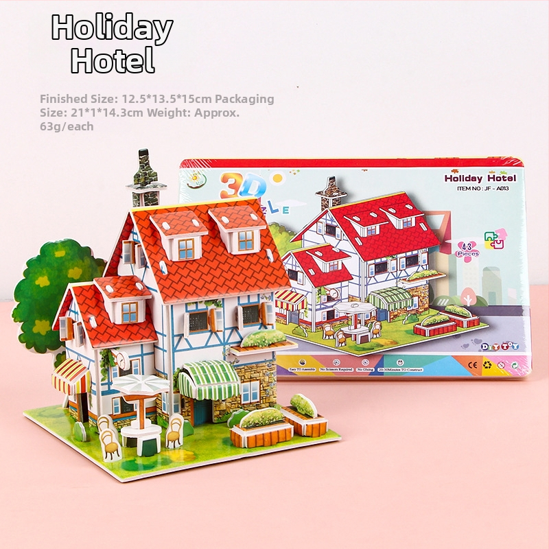 Puzzle tridimensional pentru copii – jucărie educativă DIY din spumă, potrivit pentru 4–6 ani, asamblare în 5 minute.