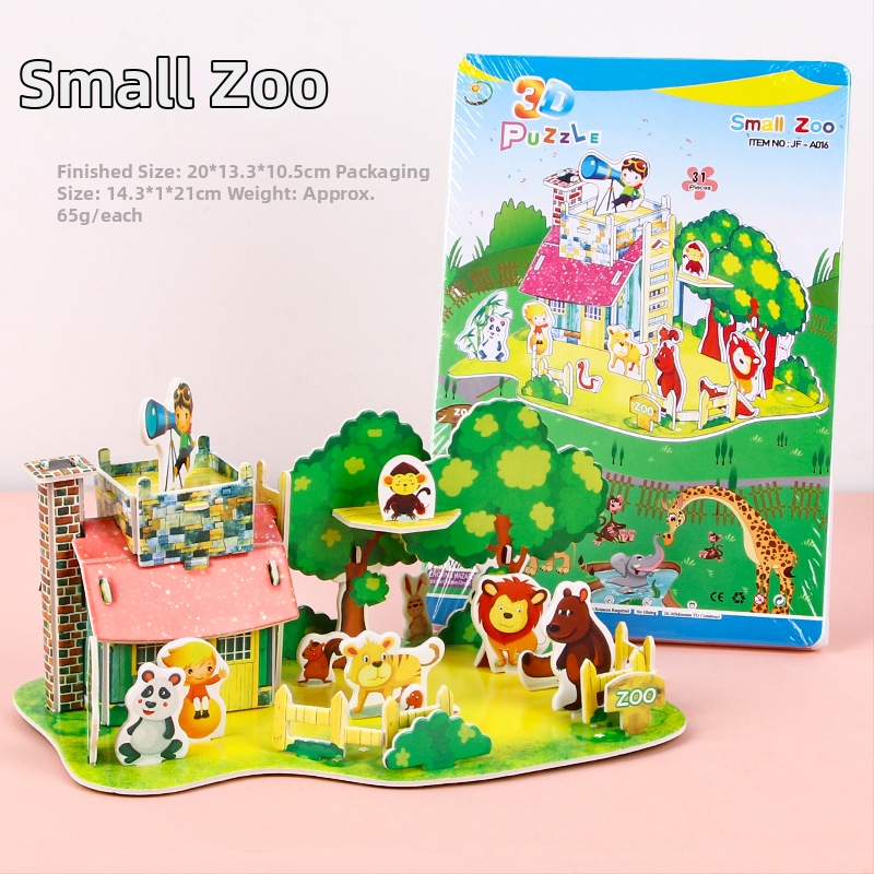 Puzzle tridimensional pentru copii – jucărie educativă DIY din spumă, potrivit pentru 4–6 ani, asamblare în 5 minute.