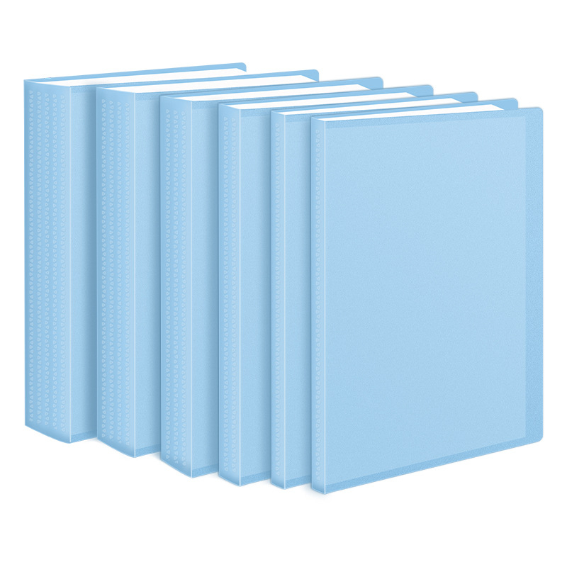 Dosar A4 cu buzunare transparente pentru inserții, 100 de pagini, material PP, modelul 1854147, personalizare disponibilă