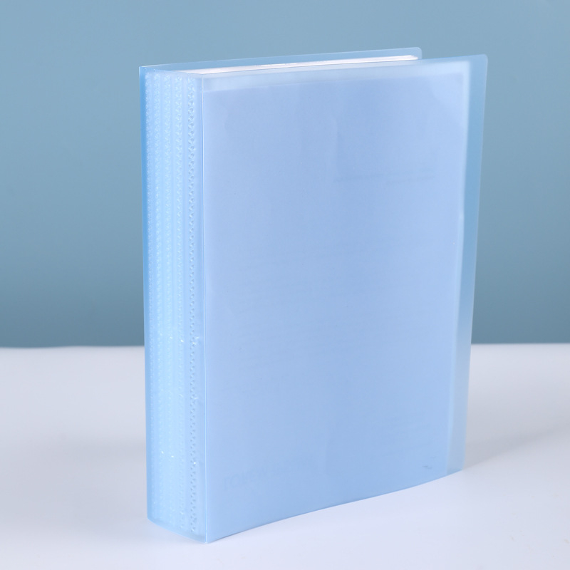 Dosar A4 cu buzunare transparente pentru inserții, 100 de pagini, material PP, modelul 1854147, personalizare disponibilă