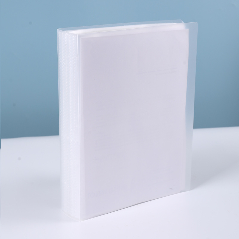 Dosar A4 cu buzunare transparente pentru inserții, 100 de pagini, material PP, modelul 1854147, personalizare disponibilă