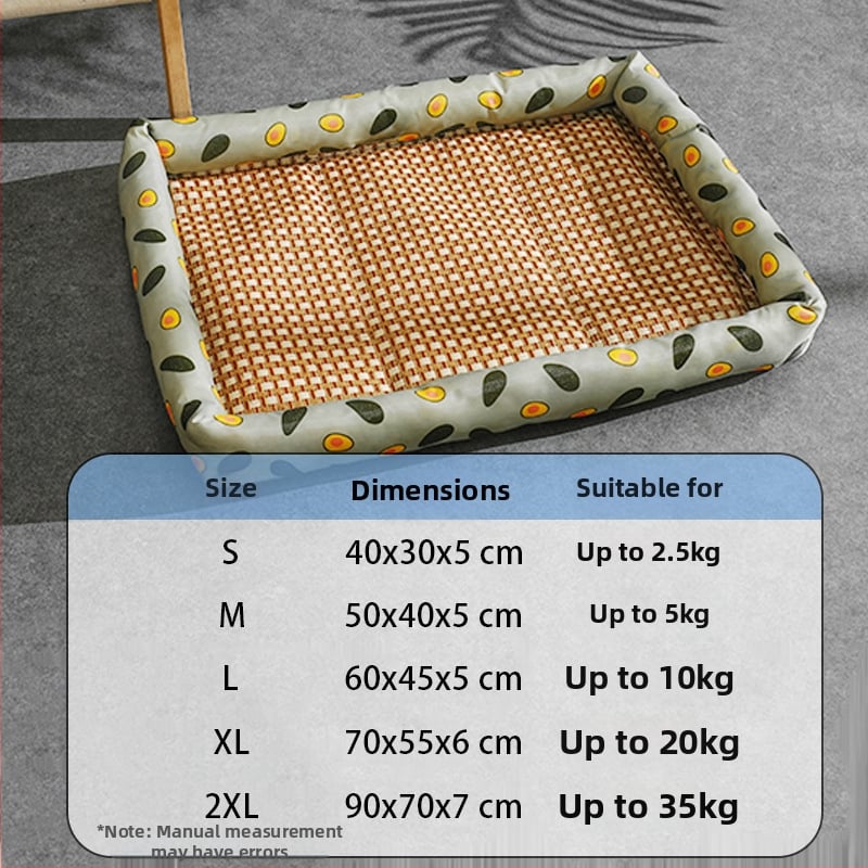 Δροσερή μαξιλαροστρώση για σκύλους και γάτες — ύφασμα, φωλιά κατοικίδιου, τετρά εποχές, μάρκα Pet hair