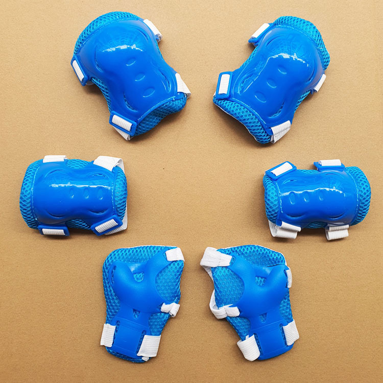 Σετ προστατευτικού εξοπλισμού 6 τεμαχίων για παιδιά για ρόλερ σκιτίνγκ: προστασία παλάμης, καρπού, αγκώνα και γόνατος; για παιδιά; Μάρκα: Super Cool; Συσκευασία: 100 σετ