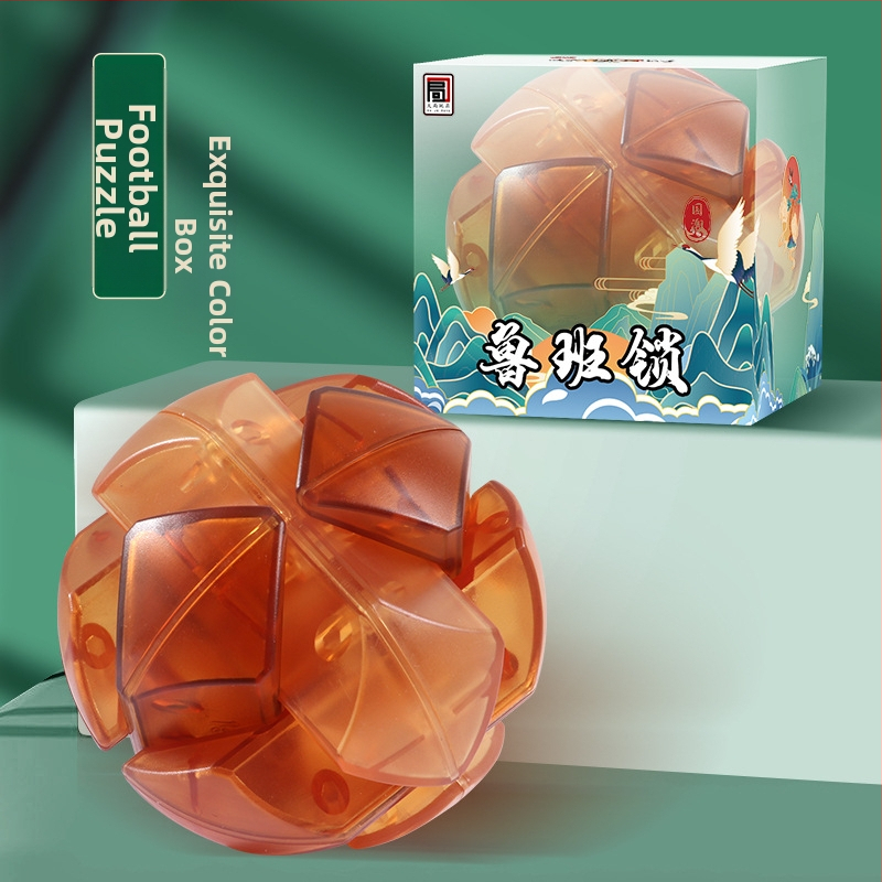 Joc puzzle Kongming Lock – extrem de dificil, din plastic, posibilitate DIY, pentru 7–14 ani