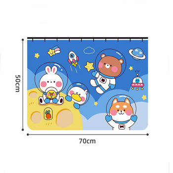 Κουρτίνα σκίασης παραθύρου αυτοκινήτου με ενσωματωμένο ολισθητό οδηγό; παχύ αδιαφανές πολυεστέρας; τύπος κρεμάσματος; γενική συμβατότητα