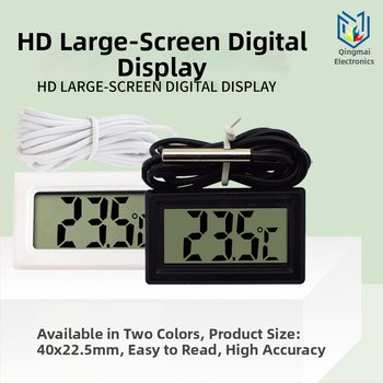 LX Digitálny teplomer do akvária s LCD displejom, vodotesná sonda 1 m, rozlíšenie 0,1 °C