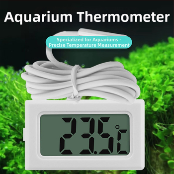 LX Digitálny teplomer do akvária s LCD displejom, vodotesná sonda 1 m, rozlíšenie 0,1 °C