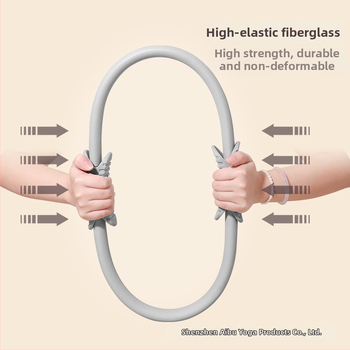 Inel de Pilates de la Aibu, modelul 214, pandantiv din cupru, pentru fitness și modelare corporală