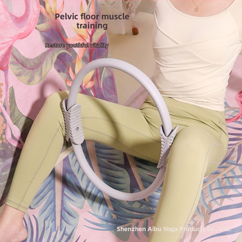 Inel de Pilates de la Aibu, modelul 214, pandantiv din cupru, pentru fitness și modelare corporală