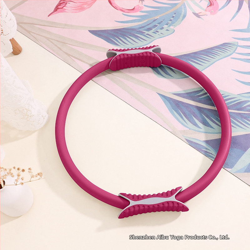 Inel de Pilates de la Aibu, modelul 214, pandantiv din cupru, pentru fitness și modelare corporală