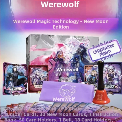 Werewolf Cărți pentru Joc de Societate • Hârtie • Pentru Petreceri • 14+ • Interactiv