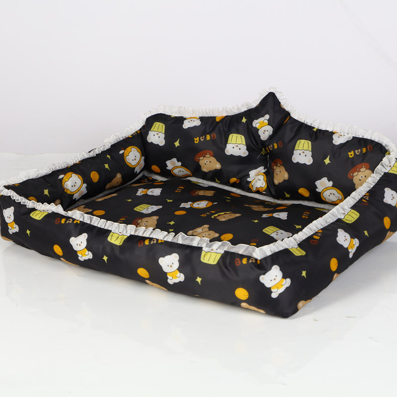 Cuib pentru pisici, covoraș pentru toate sezoanele, din material textil