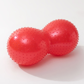 Μπάλα γιόγκα σε σχήμα φιστικιού για μασάζ και προπόνηση – μη φουσκώνει, PVC, 900 g, προσαρμογή διαθέσιμη
