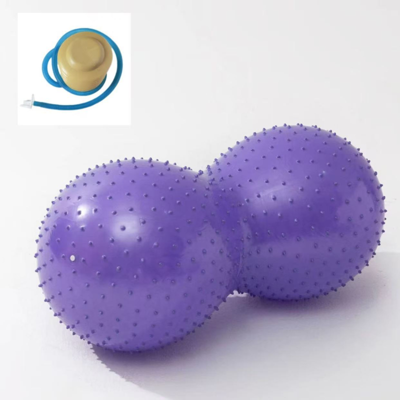 Μπάλα γιόγκα σε σχήμα φιστικιού για μασάζ και προπόνηση – μη φουσκώνει, PVC, 900 g, προσαρμογή διαθέσιμη