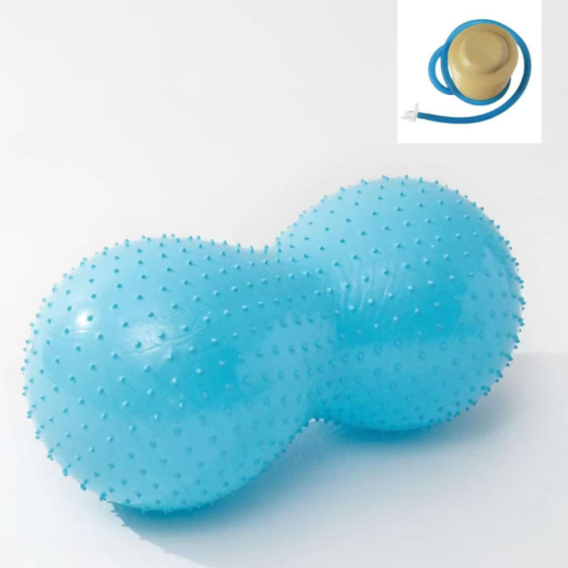 Μπάλα γιόγκα σε σχήμα φιστικιού για μασάζ και προπόνηση – μη φουσκώνει, PVC, 900 g, προσαρμογή διαθέσιμη