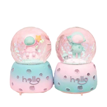 Μουσικό κουτί με κρυστάλλινη σφαίρα, υλικό ρητίνη, μάρκα HAOHAO process