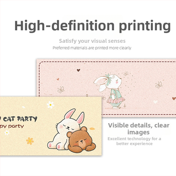 Pad pentru mouse - cauciuc natural, anti-derapant, stil animație, covoraș de birou