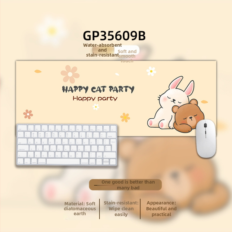 Pad pentru mouse - cauciuc natural, anti-derapant, stil animație, covoraș de birou