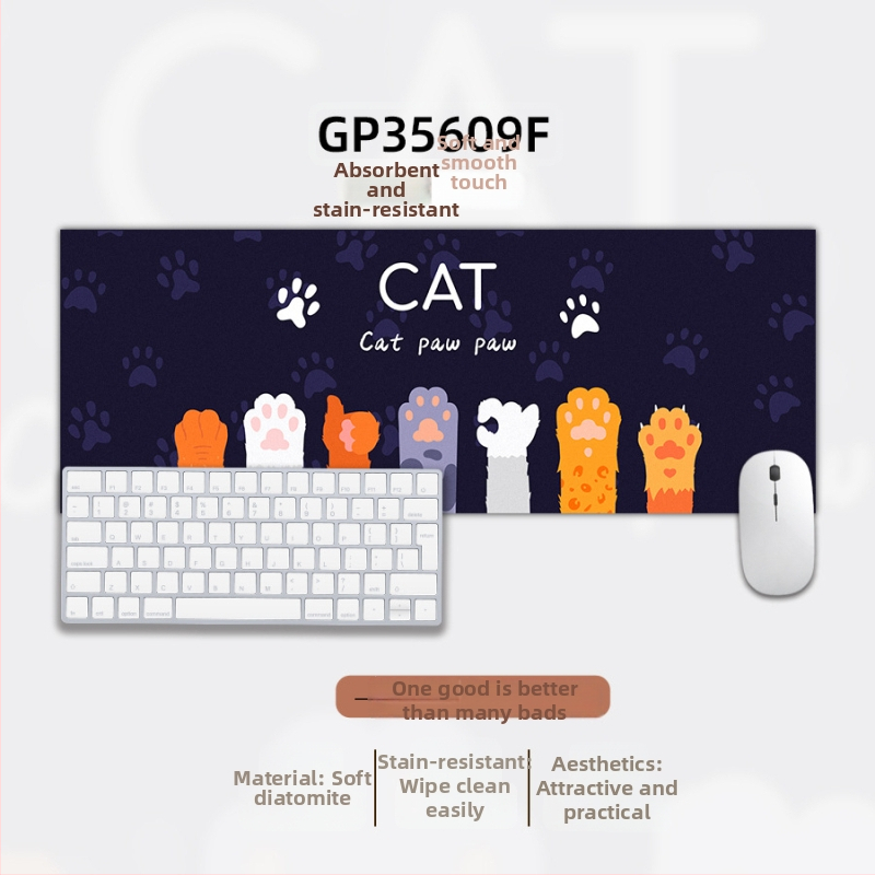 Pad pentru mouse - cauciuc natural, anti-derapant, stil animație, covoraș de birou