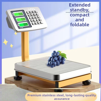 Cântar electronic de masă pliabil pentru uz comercial – cântărire precisă pentru vânzarea legumelor