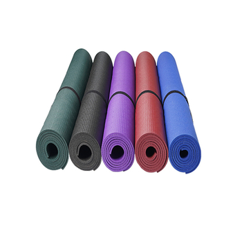 Legendary Black Frog PVC podloga za jogu visoke gustoće za fitness i preskakanje vijačom — apsorpcija udara, otporna na ogrebotine