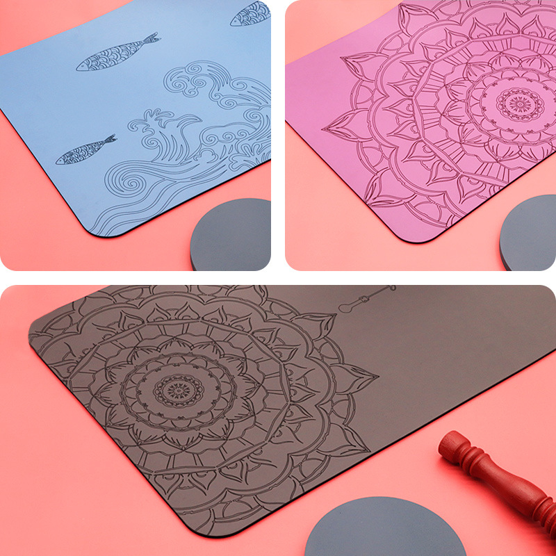 Ai Bu PU gumena joga podloga za handstand, 4.5 mm debljina, 500 g, protuklizna