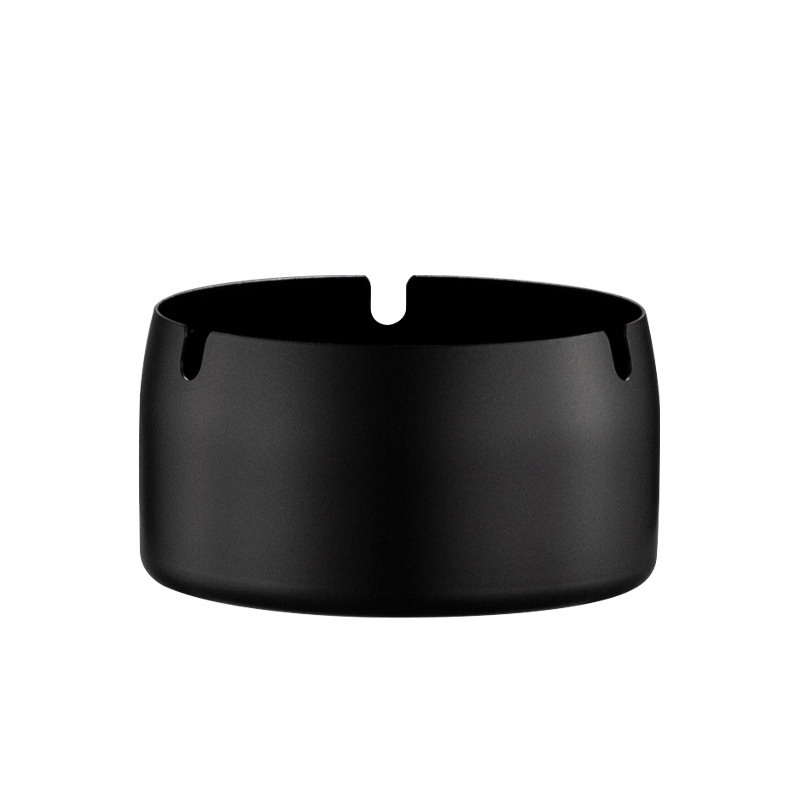 Scrumieră din oțel inoxidabil, rezistentă la vânt, cu logo gravat cu laser, opțiune de personalizare