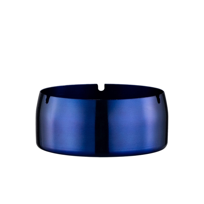 Scrumieră din oțel inoxidabil, rezistentă la vânt, cu logo gravat cu laser, opțiune de personalizare