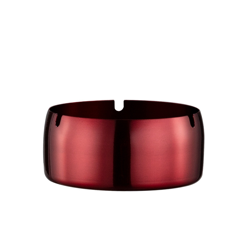 Scrumieră din oțel inoxidabil, rezistentă la vânt, cu logo gravat cu laser, opțiune de personalizare