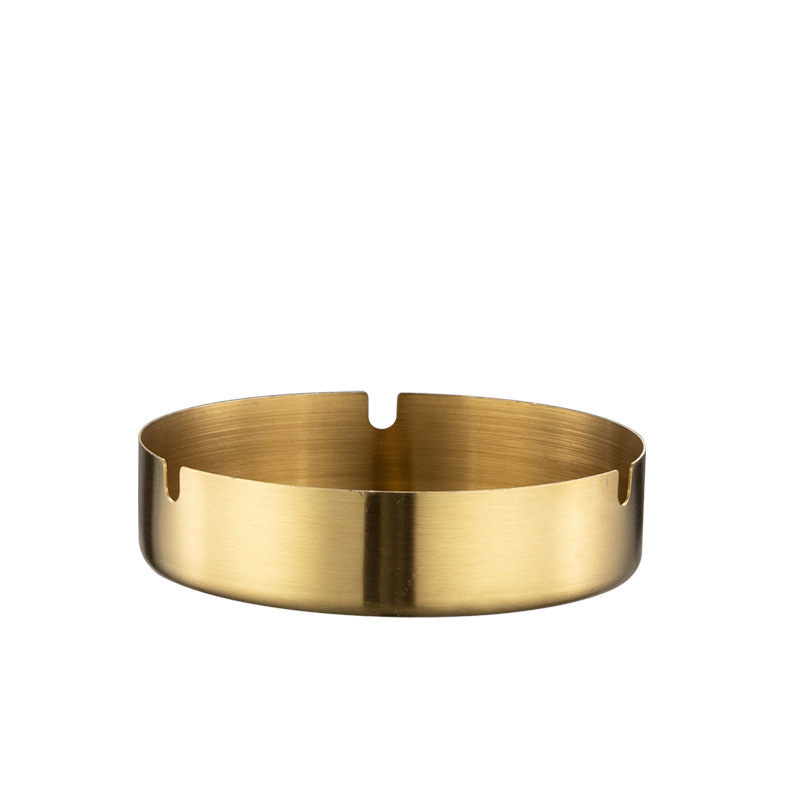 Scrumieră din oțel inoxidabil, rezistentă la vânt, cu logo gravat cu laser, opțiune de personalizare