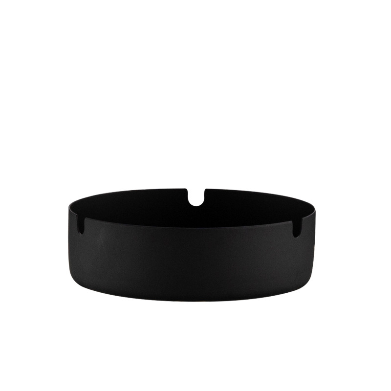 Scrumieră din oțel inoxidabil, rezistentă la vânt, cu logo gravat cu laser, opțiune de personalizare