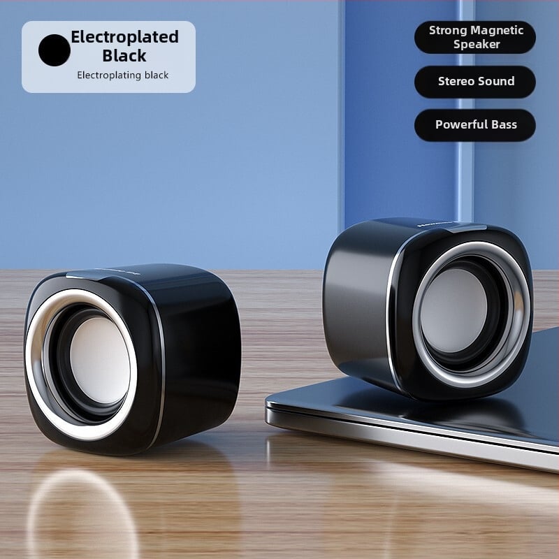 Ηχεία φορητού υπολογιστή USB BT55 με διπλούς οδηγούς, 130Hz-18kHz, SNR ≥80dB