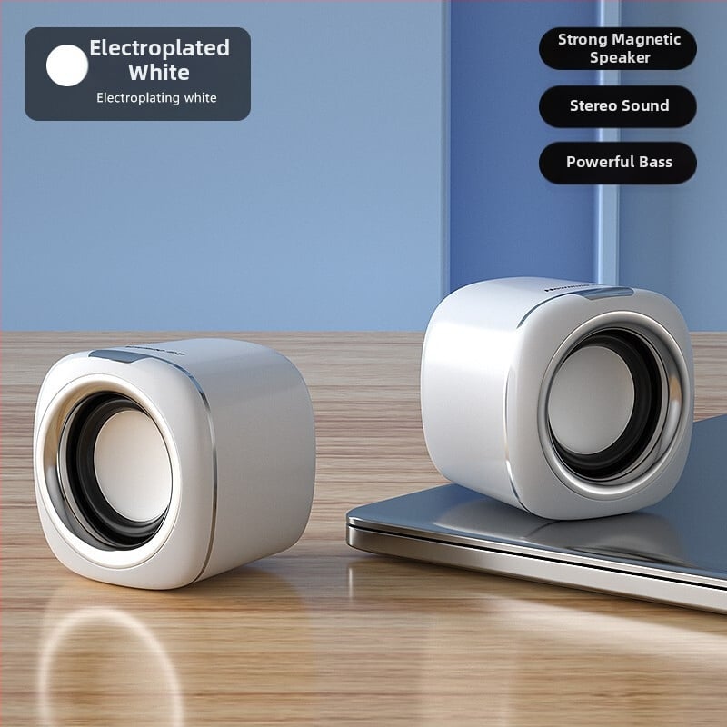 Ηχεία φορητού υπολογιστή USB BT55 με διπλούς οδηγούς, 130Hz-18kHz, SNR ≥80dB