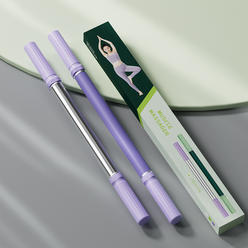 Kang zhe Masaj cu axă cu role — Ajutor pentru Yoga; Origine: Jinhua, Zhejiang; pentru fitness acasă, relaxare a fasciei, yoga și pilates