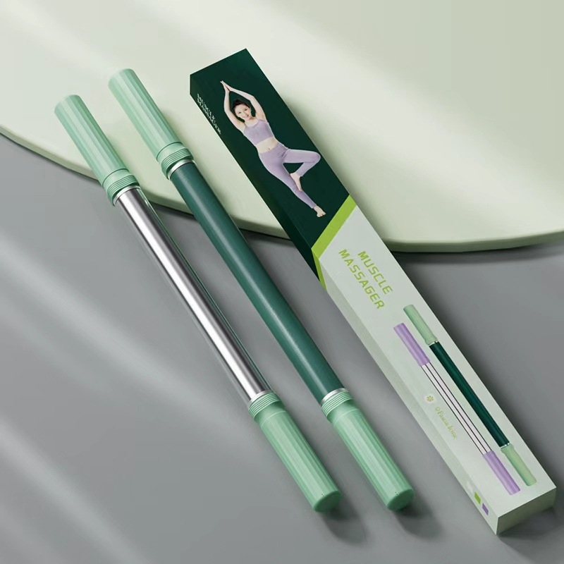 Kang zhe Masaj cu axă cu role — Ajutor pentru Yoga; Origine: Jinhua, Zhejiang; pentru fitness acasă, relaxare a fasciei, yoga și pilates