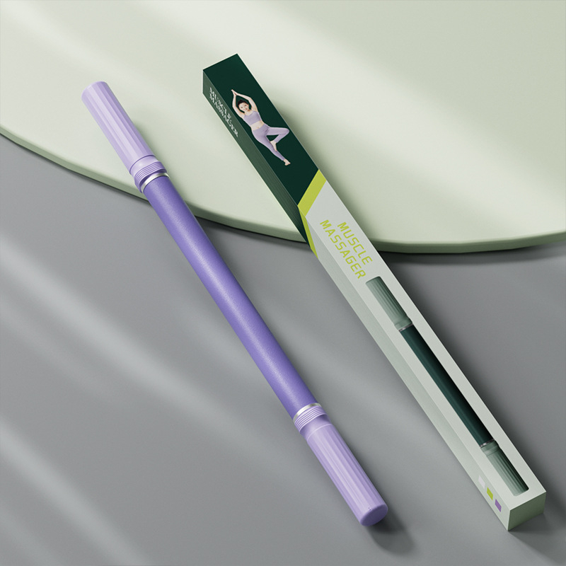 Kang zhe Masaj cu axă cu role — Ajutor pentru Yoga; Origine: Jinhua, Zhejiang; pentru fitness acasă, relaxare a fasciei, yoga și pilates