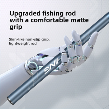 Țijă de pescuit din fibră de carbon, telescopică și pliabilă, ultra-ușoară și ultra-dură