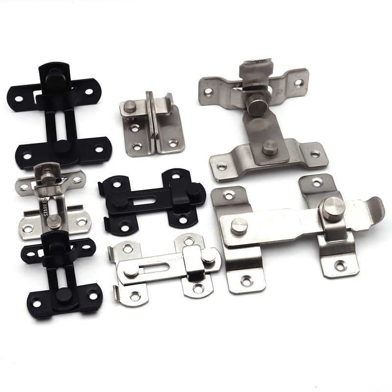 Nerđajući čelični zatezač za vrata, tip B, za drvena vrata, brušeni završni sloj, marka Mingshi hardware, moderan minimalistički stil