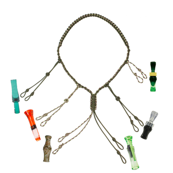 Weird Culture Lanyard za zviždaljku, ručno pleteni konopac za kišobran, 12 prstena, 128 g