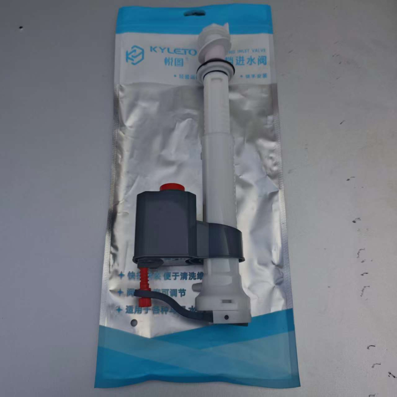 PP plastični set ventila za WC – visokotlačni dovodni ventil, univerzalni dovodni i ispusni ventil, plastični sklop, pritisk na aktivaciju