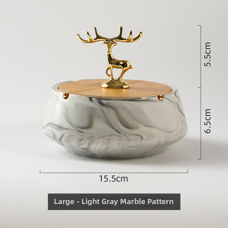 Keramički pepelnjak, prilagodljiv logotipom, nordijski minimalistički dizajn, pogodan kao poslovni dar