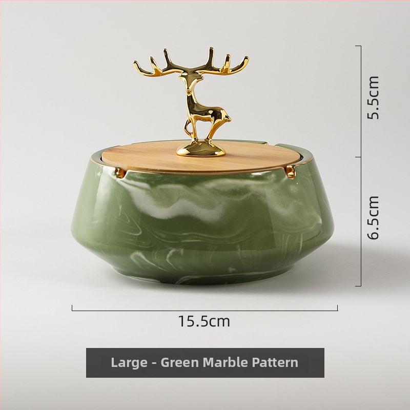 Keramički pepelnjak, prilagodljiv logotipom, nordijski minimalistički dizajn, pogodan kao poslovni dar