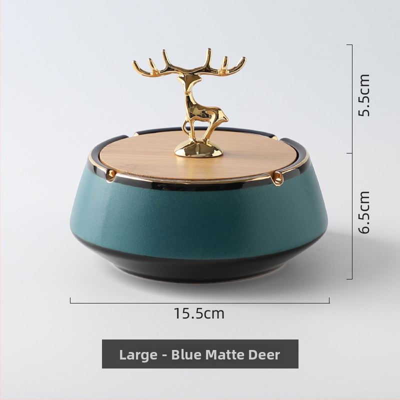 Keramički pepelnjak, prilagodljiv logotipom, nordijski minimalistički dizajn, pogodan kao poslovni dar