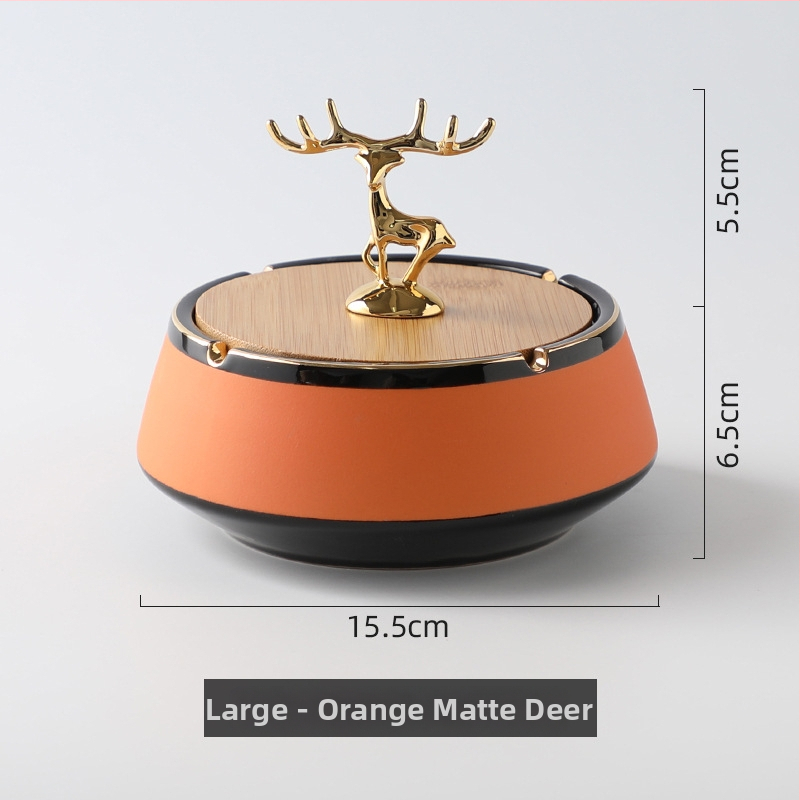 Keramički pepelnjak, prilagodljiv logotipom, nordijski minimalistički dizajn, pogodan kao poslovni dar