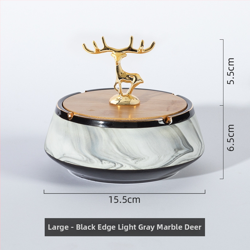 Keramički pepelnjak, prilagodljiv logotipom, nordijski minimalistički dizajn, pogodan kao poslovni dar