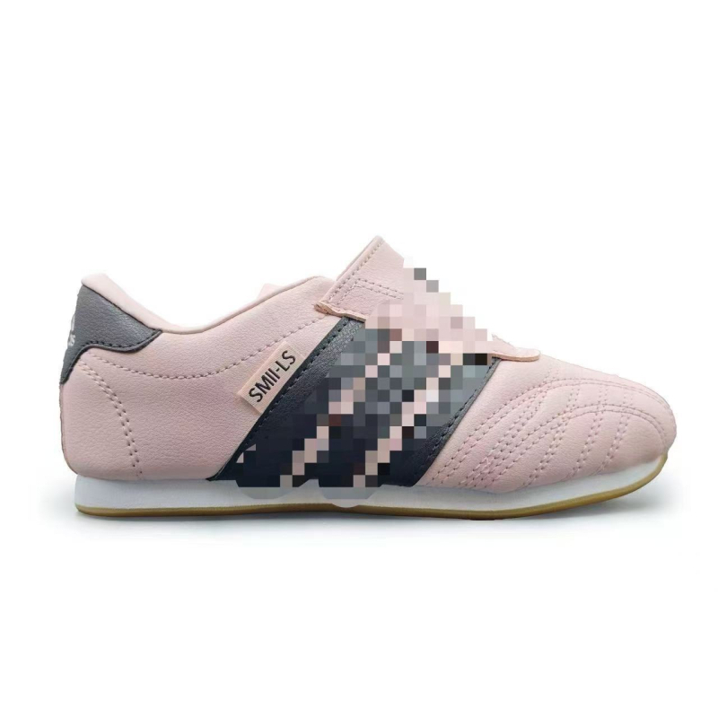 Pantofi pentru copii Taekwondo, unisex, respirabili, închidere Velcro, talpă TPR, broderie, căptușeală microfibră