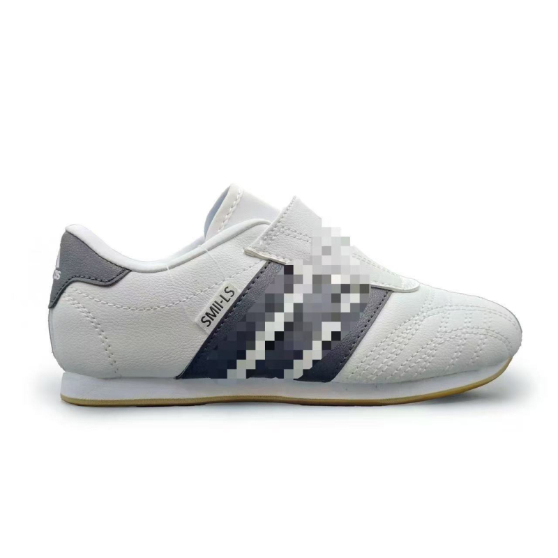 Pantofi pentru copii Taekwondo, unisex, respirabili, închidere Velcro, talpă TPR, broderie, căptușeală microfibră