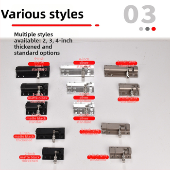 Încuietoare pentru ușă tip fluture — aliaj de aluminiu cu nucleu din oțel inoxidabil 201, stil lux ușor, pentru uși de dormitor și lemn