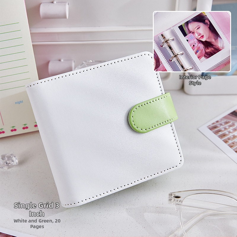 PU album na karty, PU obal, dizajn s voľnými listami, voľné viazanie, obyčajné fotoalbum, bez loga