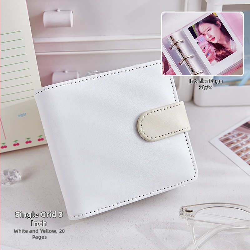 PU album na karty, PU obal, dizajn s voľnými listami, voľné viazanie, obyčajné fotoalbum, bez loga